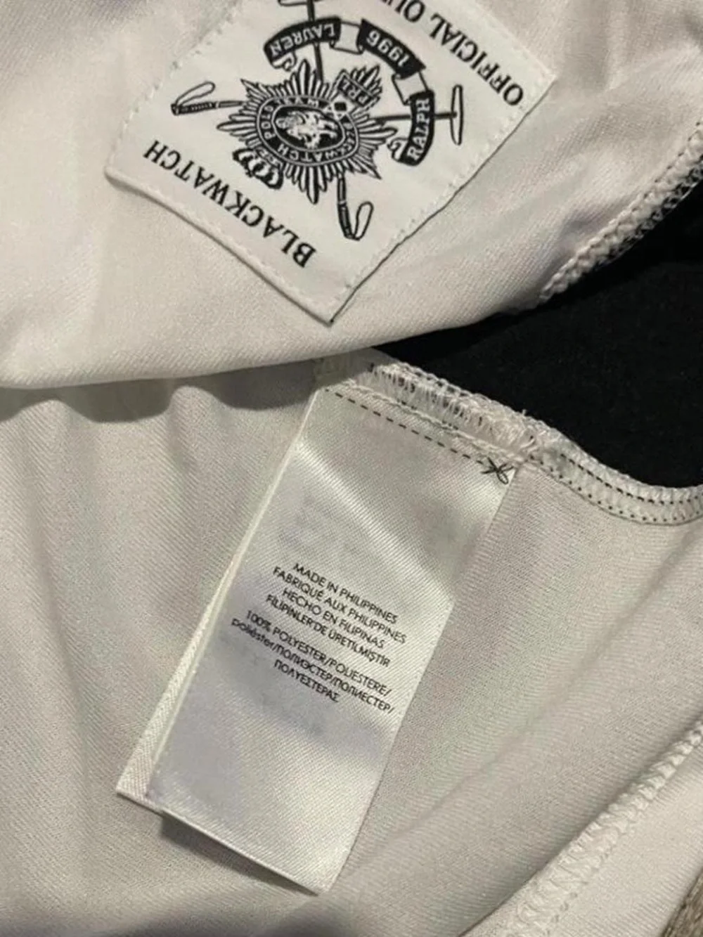 Polo Ralph Lauren Blackwatch Team Shirt Mens XL White Custom Fit Big Pony Crest